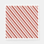 Candy Cane Stripe Paper Napkins Servet (Voorkant)