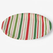 Candy Cane Stripe Papieren Bordje (Gekanteld)