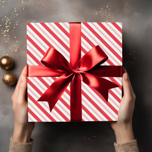 Candy Cane Stripe Pattern Cadeaupapier