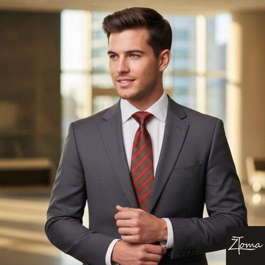 Candy Cane Stripe Red green Bow Festive Christmas  Stropdas