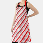 Candy Cane Striped Apron Schort (Insitu)