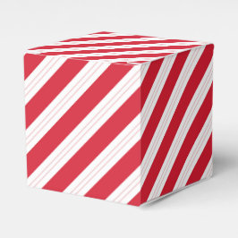 Candy Cane Striped Christmas Party Favor Gift Box Bedankdoosjes