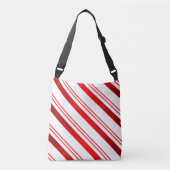 Candy Cane Striped Crossbody Tas (Voorkant)
