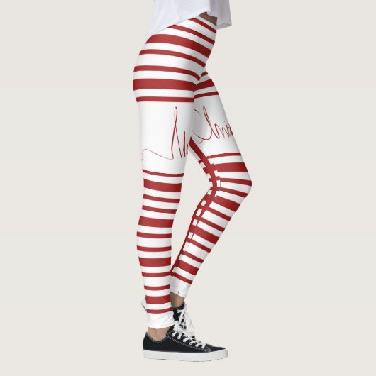 CANDY CANE STRIPED LEGGINGS (Rechts)