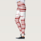 CANDY CANE STRIPED LEGGINGS (Links)