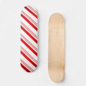 Candy Cane Striped Persoonlijk Skateboard (Voorkant)