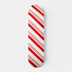 Candy Cane Striped Persoonlijk Skateboard