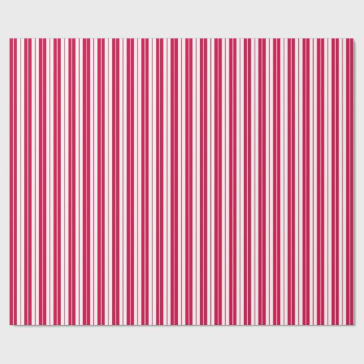 Candy Cane Stripes Cadeaupapier (Vlak)