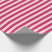 Candy Cane Stripes Cadeaupapier (Hoek)