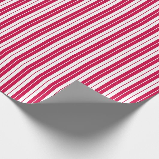 Candy Cane Stripes Cadeaupapier (Hoek)