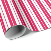 Candy Cane Stripes Cadeaupapier (Rol Hoek)