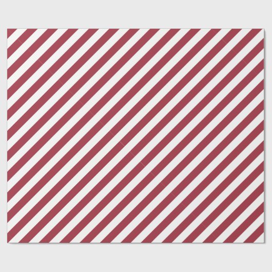 Candy Cane Stripes Cadeaupapier (Vlak)