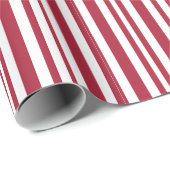 Candy Cane Stripes Christmas Cadeaupapier (Rol Hoek)