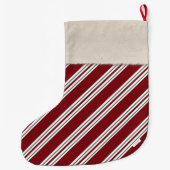Candy Cane Stripes Grote Kerstsok (Achterkant)