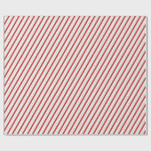 Candy Cane | Stripes Holiday Wrapping Paper Cadeaupapier (Vlak)