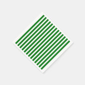 Candy Cane Stripes in kerstgroen en sneeuwwit Servetten (Hoek)