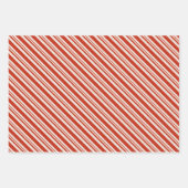 Candy Cane Stripes Inpakpapier Vel (Voorkant 2)