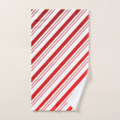 Candy Cane Stripes Kerst Handdoek Set (Handdoek)