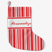 Candy Cane Stripes Kleine Kerstsok (Voorkant)