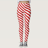 Candy Cane Stripes Leggings (Voorkant)