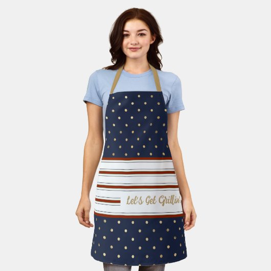 Candy Cane Stripes & Polka Dot Schort (Gedragen)