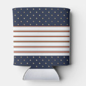 Candy Cane Stripes & Polka Dots Koelbox Blikjeskoeler (Achterkant)