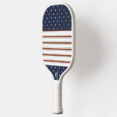 Candy Cane Stripes & Polka Dots Pickleball Paddle (Links)