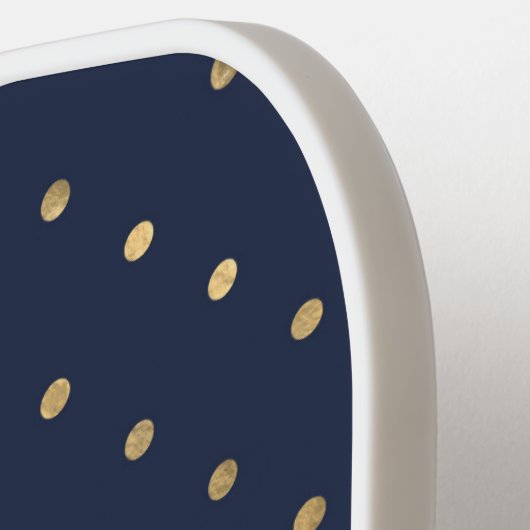 Candy Cane Stripes & Polka Dots Pickleball Paddle (Links Detail)