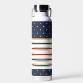 Candy Cane Stripes & Polka Dots Waterfles (Voorkant)