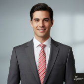 Candy Cane Stripes Red Bow Festive Christmas  Stropdas