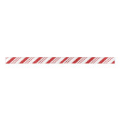 Candy Cane Stripes Satijnen Lint (Voorkant)
