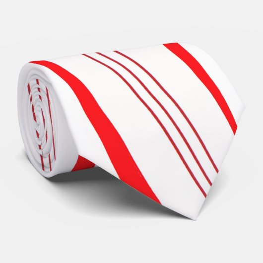 Candy Cane Stripes Stropdas (Opgerold)