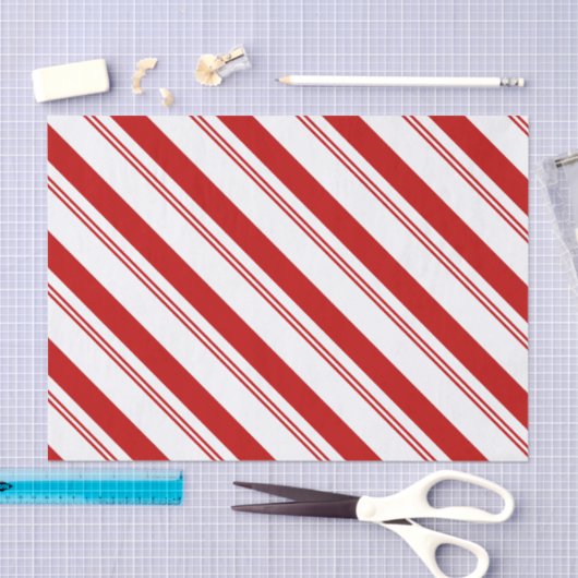 Candy Cane Stripes Tissuepapier (Craft)