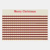 Candy Cane Strips inpakpapier (Voorkant 3)