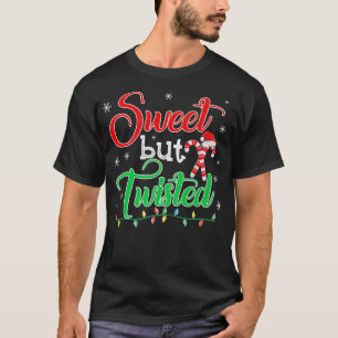 Candy Cane Sweet, maar twisted Funny Kerstmis T-shirt
