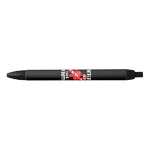 Candy Cane Sweet, maar twisted Funny Kerstmis Zwarte Inkt Pen