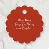 Candy Cane Sweet Treat Holiday Tag Bedankjes Labels (Achterkant)
