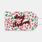 Candy Cane Sweetness Cadeaulabel (Voorkant (Horizontaal))