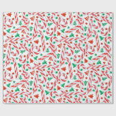 Candy Cane Sweetness Cadeaupapier (Vlak)