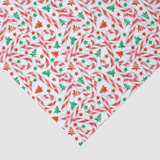 Candy Cane Sweetness Tissuepapier (Detail)