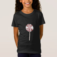 Candy Cane Swirl Lollipop met naam