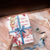 Candy Cane Swirl Snoepjes inpakpapier