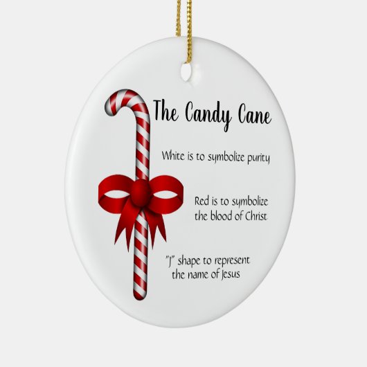 Candy Cane Symbol Ornament (Rechts)