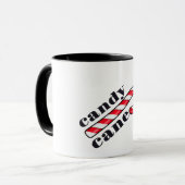 Candy Cane Tekst Mok (Voorkant links)