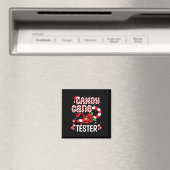 Candy Cane Tester Crew - Grappige Kerstvakantie M Magneet (Insitu (Vaatwasser))