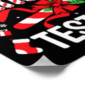 Candy Cane Tester Crew - Grappige Kerstvakantie M Poster (Hoek)
