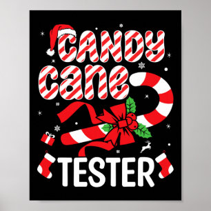 Candy Cane Tester Crew - Grappige Kerstvakantie M Poster