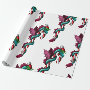 Candy Cane Thief Cadeaupapier