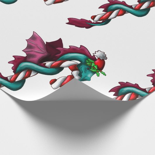 Candy Cane Thief Cadeaupapier (Hoek)