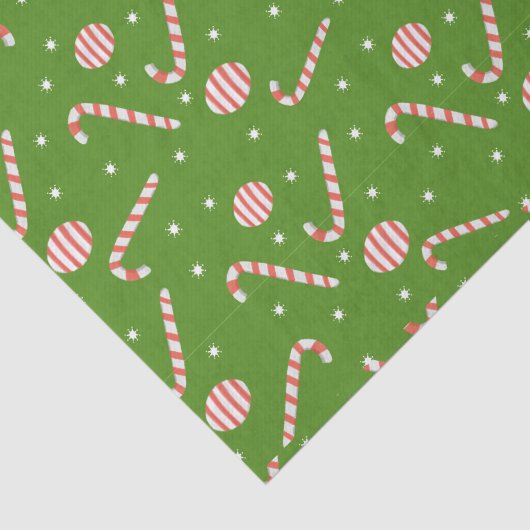 Candy Cane Tissuepapier (Detail)